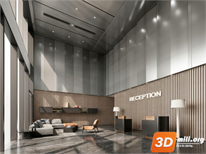 Lobby front desk Skp Files 